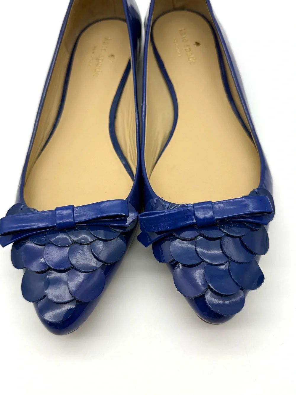 Kate Spade Erica Flat Blue Bow Appliqué 9